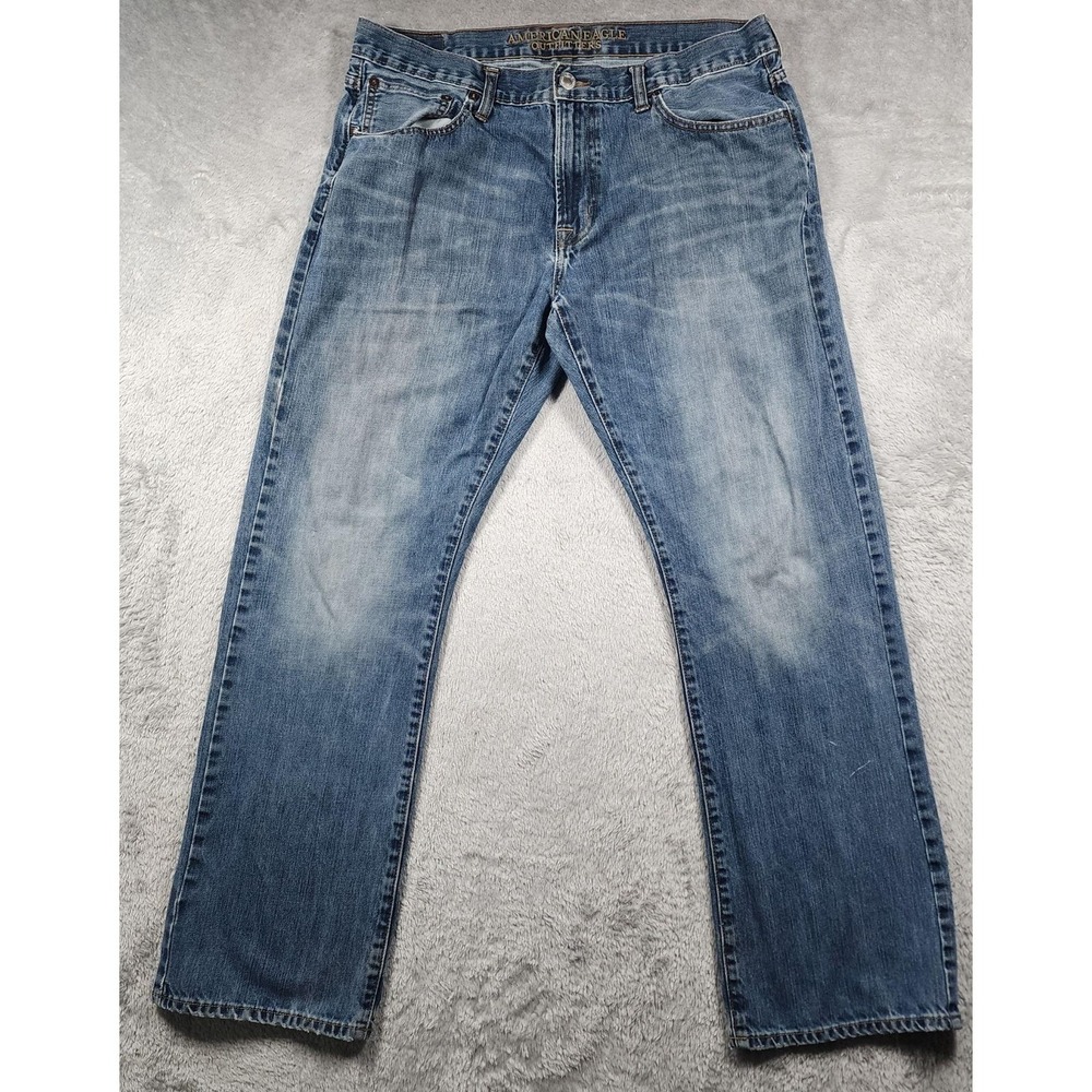 American Eagle Original Boot Jeans Mens 36x34 (Fits 35x31) Medium Wash Bootcut